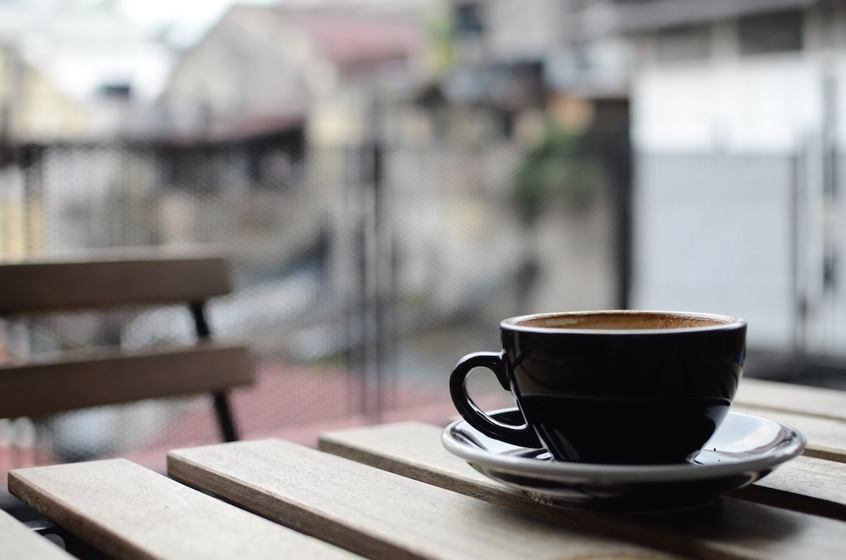 cup of tea on table